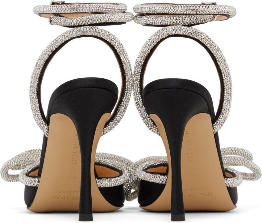 MACH  MACH Black Double Bow 110 Heels