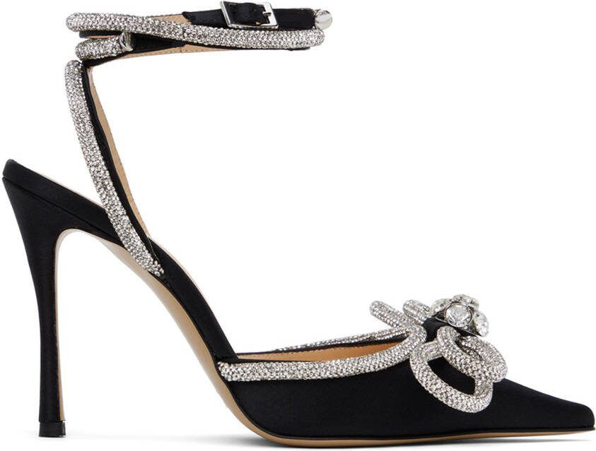 MACH  MACH Black Double Bow Heels - Picture 5