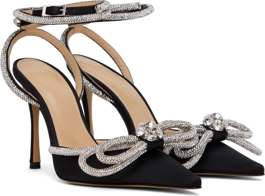 MACH  MACH Black Double Bow Heels - Picture 2