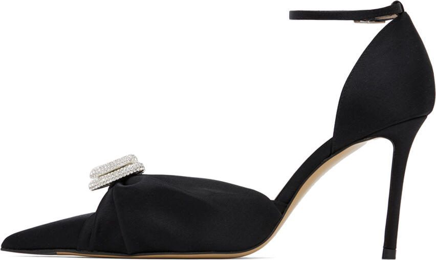 MACH  MACH Black Double Heart 110 Heels - Picture 3