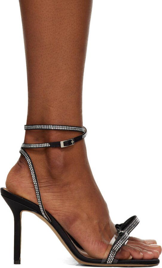 MACH  MACH Black French Bow 95 Heeled Sandals - Picture 5