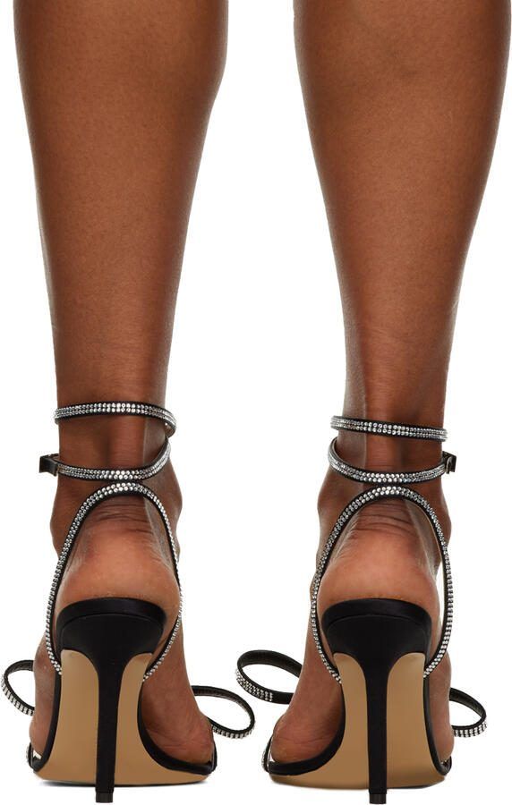 MACH  MACH Black French Bow 95 Heeled Sandals
