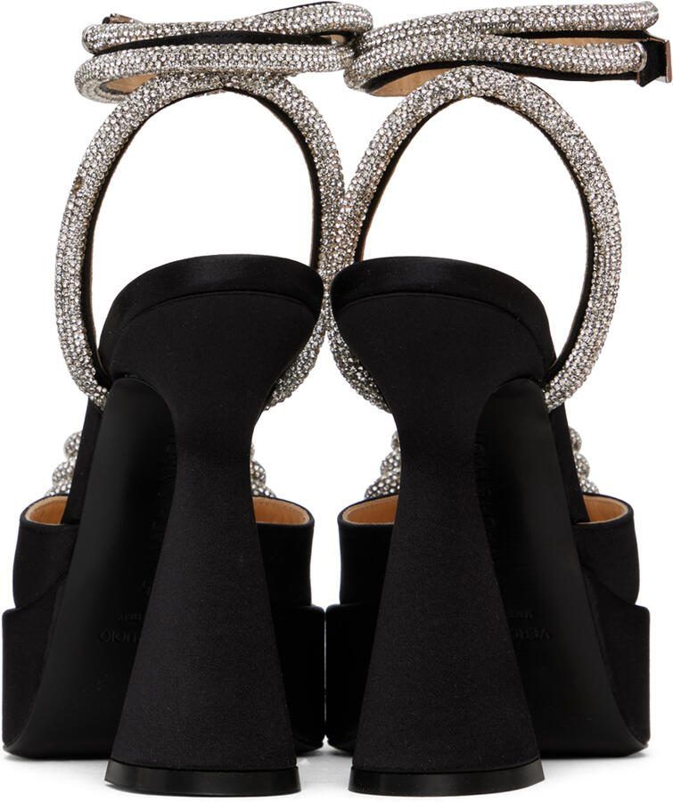 MACH  MACH Black Triple Heart Heels
