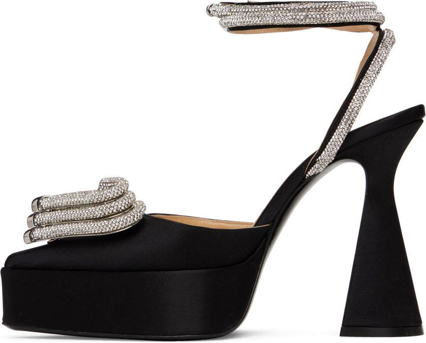 MACH  MACH Black Triple Heart Heels - Picture 3