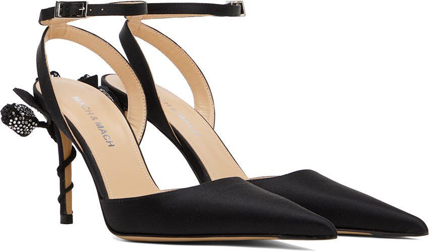 MACH  MACH Black Wonder Tulip 95 Heels - Picture 2