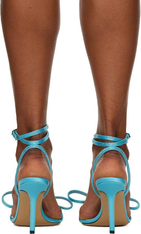 MACH  MACH Blue French Bow 95 Heeled Sandals - Picture 2