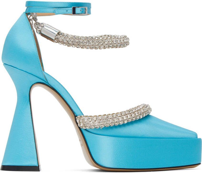 MACH  MACH Blue Kimberly Platform Heels