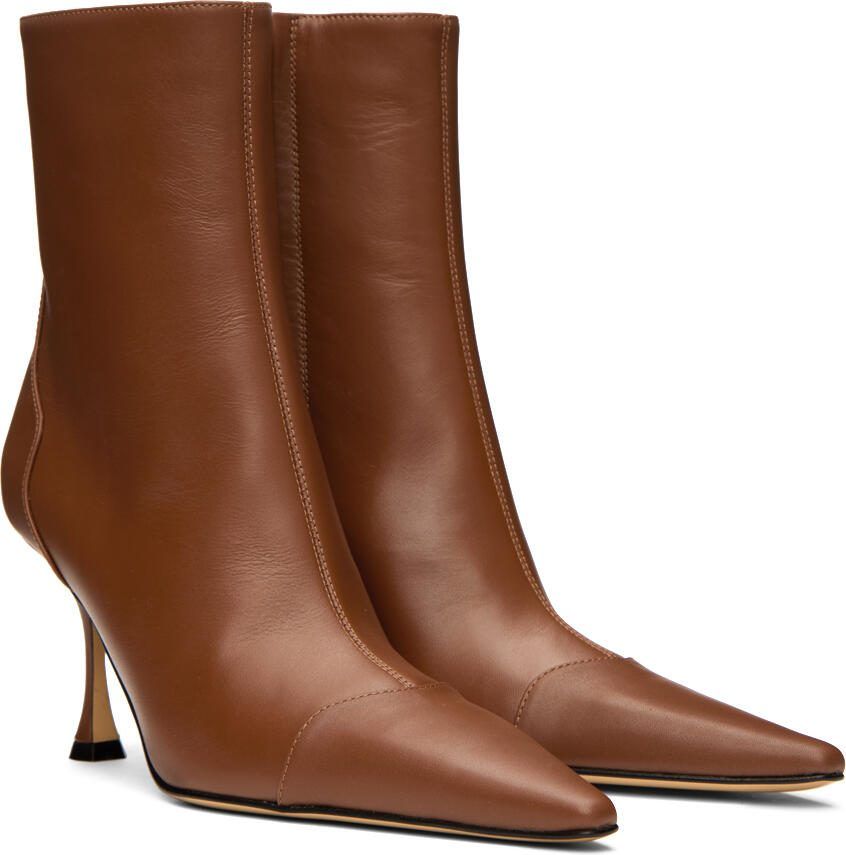 MACH  MACH Brown Dark 85 Ankle Boots