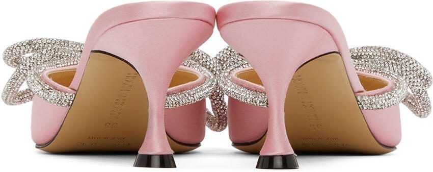 MACH  MACH Pink Double Bow 65 Heels - Picture 2