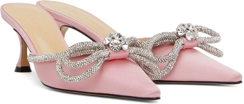 MACH  MACH Pink Double Bow 65 Heels