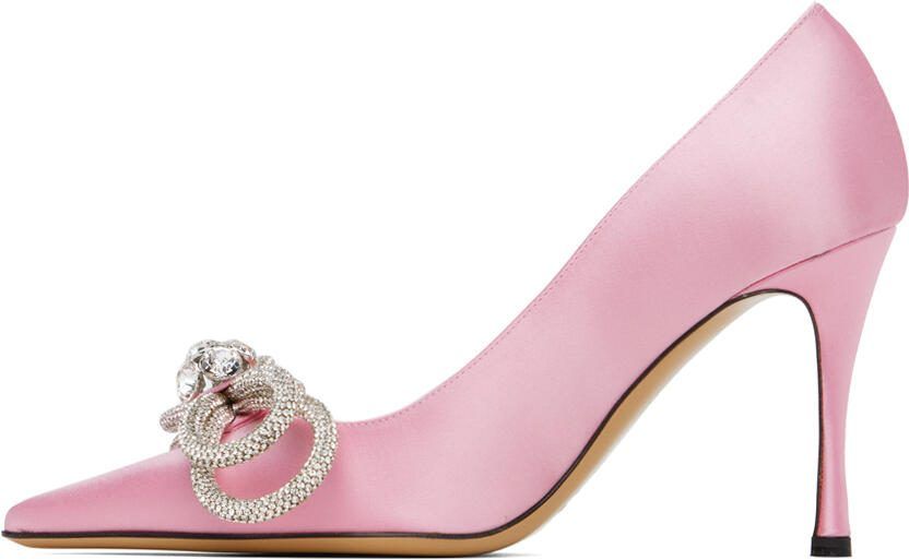 MACH  MACH Pink Double Bow 95 Heels - Picture 3