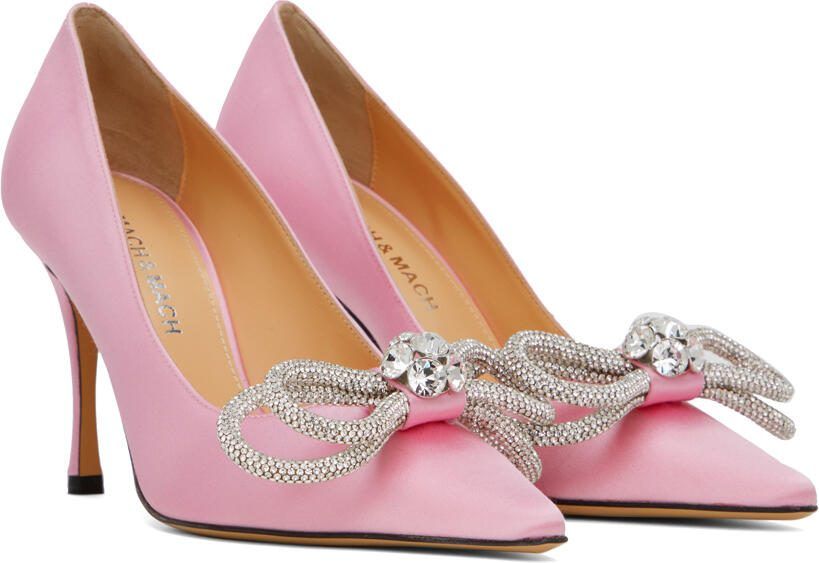 MACH  MACH Pink Double Bow 95 Heels - Picture 2