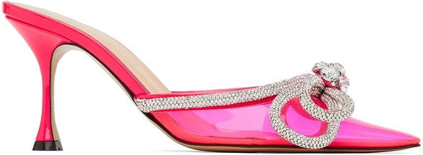 MACH  MACH Pink Double Bow Heels - Picture 5