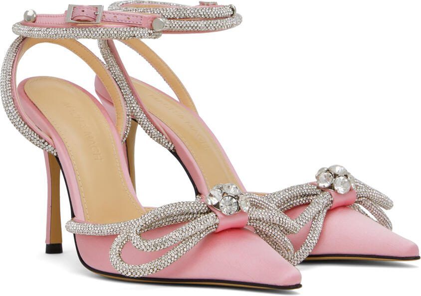 MACH  MACH Pink Double Bow Heels - Picture 3