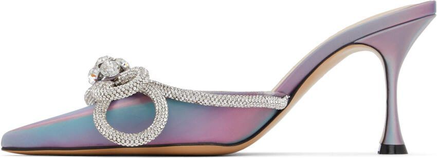 MACH  MACH Pink Double Bow Mules - Picture 3
