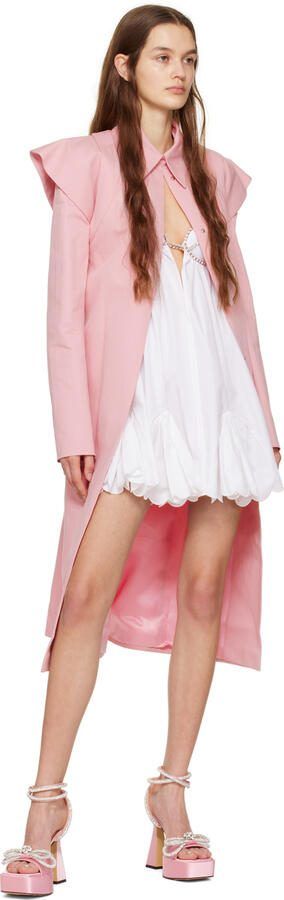 MACH  MACH Pink Double Bow Square Toe Heels - Picture 4