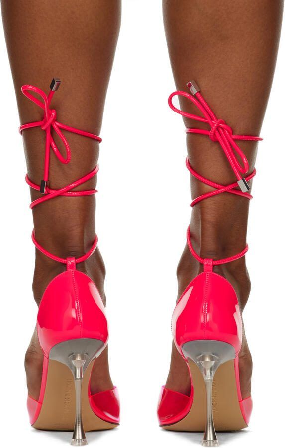 MACH  MACH Pink Heart 100 Heels - Picture 5