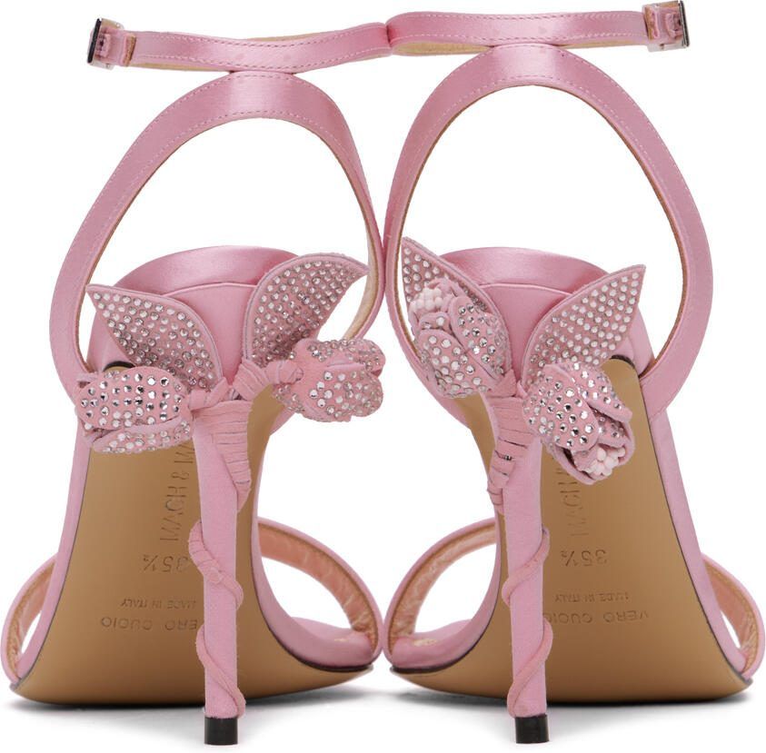 MACH  MACH Pink Wonder Tulip Heeled Sandals