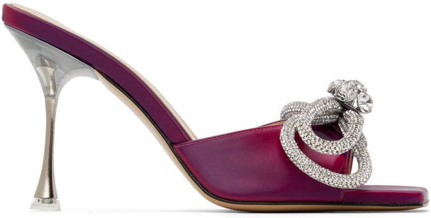 MACH  MACH Purple Double Bow 95 Heels