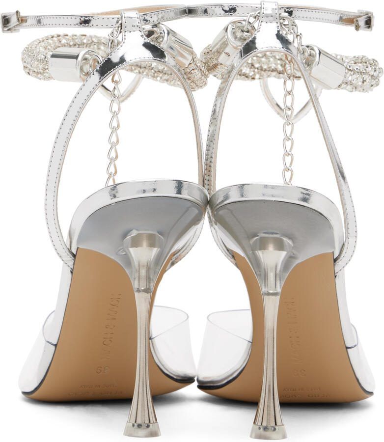 MACH  MACH Silver Alexa Heels