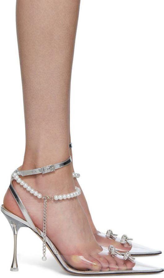 MACH  MACH Silver Matilda 100 Heels - Picture 5