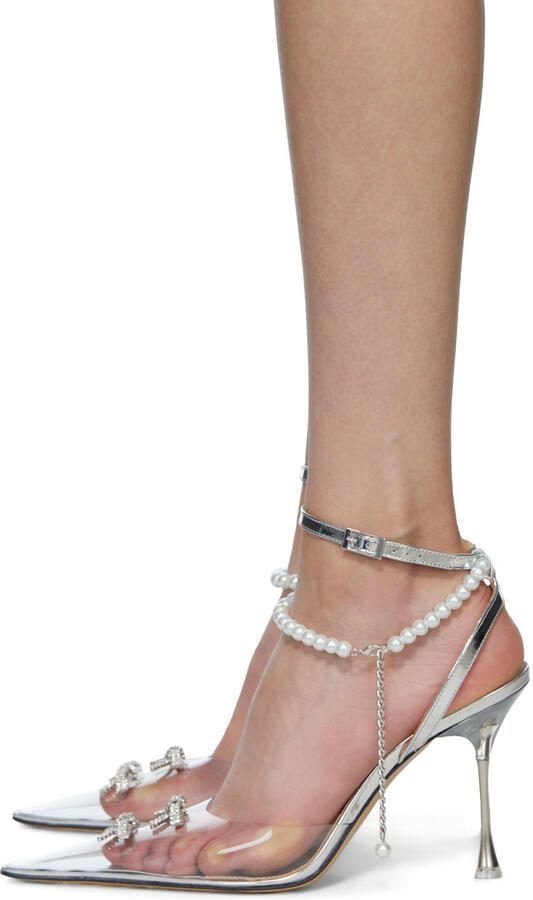 MACH  MACH Silver Matilda 100 Heels - Picture 2