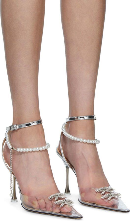 MACH  MACH Silver Matilda 100 Heels - Picture 3