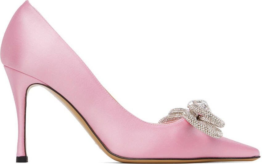 MACH  MACH Pink Double Bow 95 Heels - Picture 5