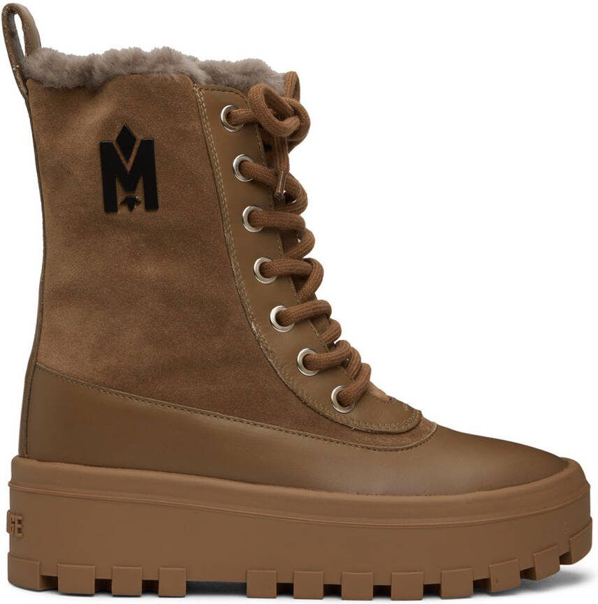 Mackage Brown Hero Boots - Picture 4