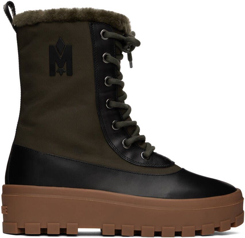 Mackage Khaki  Black Hero Boots - Picture 5