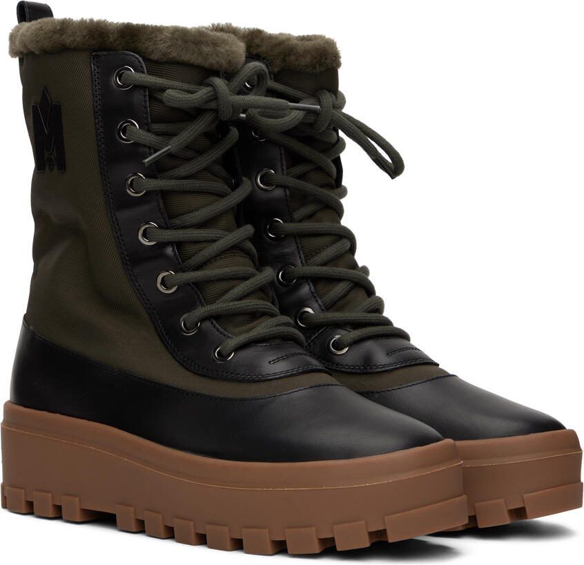 Mackage Khaki  Black Hero Boots