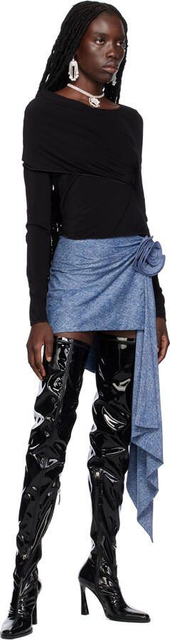 Magda Butrym Black Retro Tall Boots - Picture 4