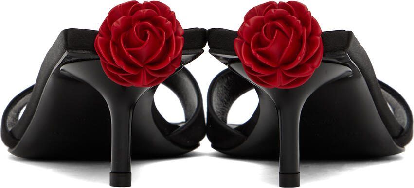 Magda Butrym Black Square Kitten Mules