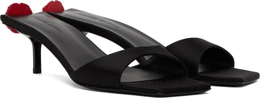 Magda Butrym Black Square Kitten Mules - Picture 2