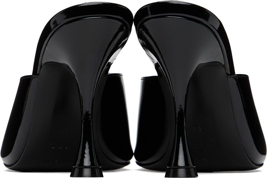 Magda Butrym Black Square Toe Mules