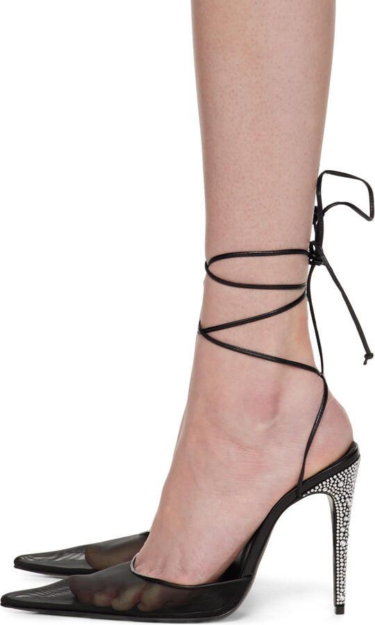 Magda Butrym Black Strass Heels - Picture 2