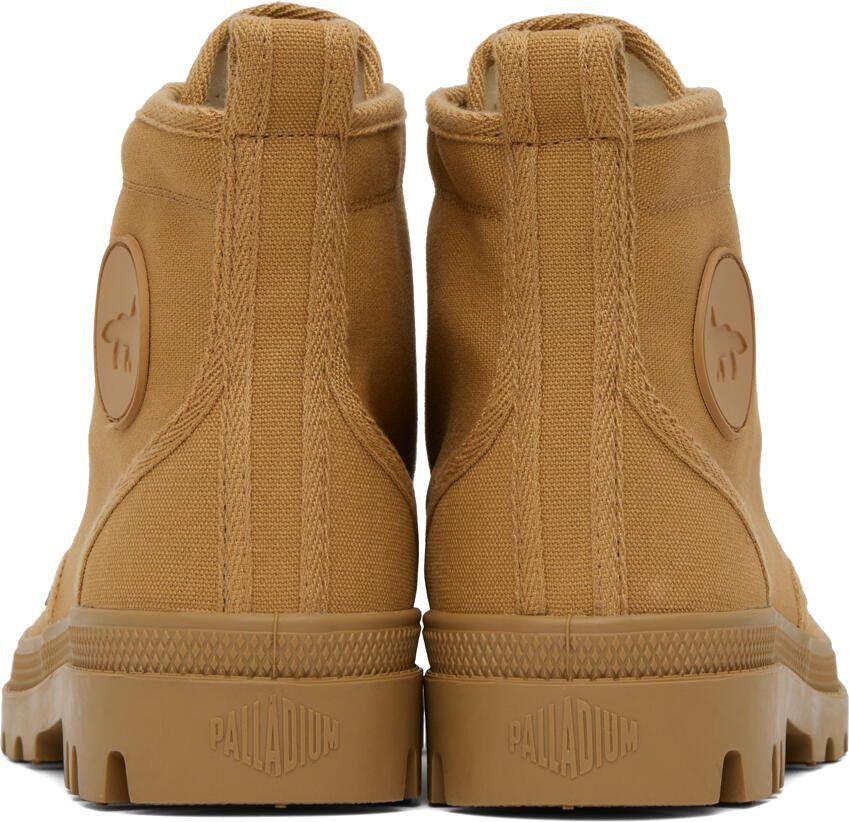 Maison Kitsuné Tan Palladium Edition Pallabrousse Boots