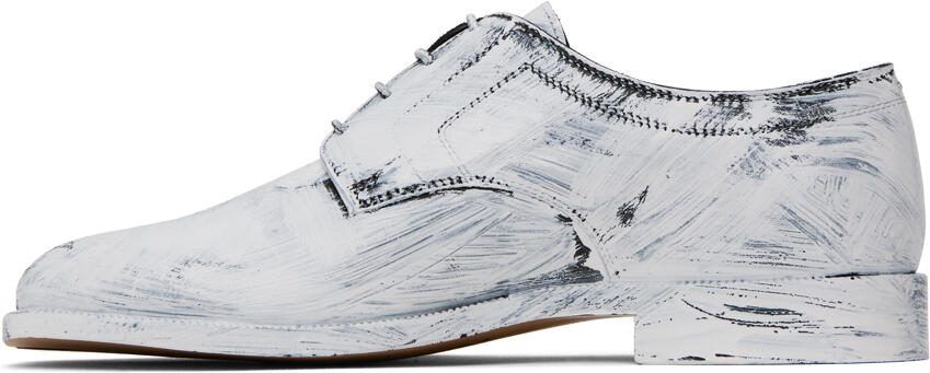 Maison Margiela Black  White Bianchetto Oxfords - Picture 4