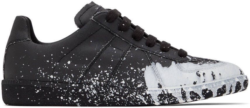 Maison Margiela Black  White Replica Sneakers - Picture 5