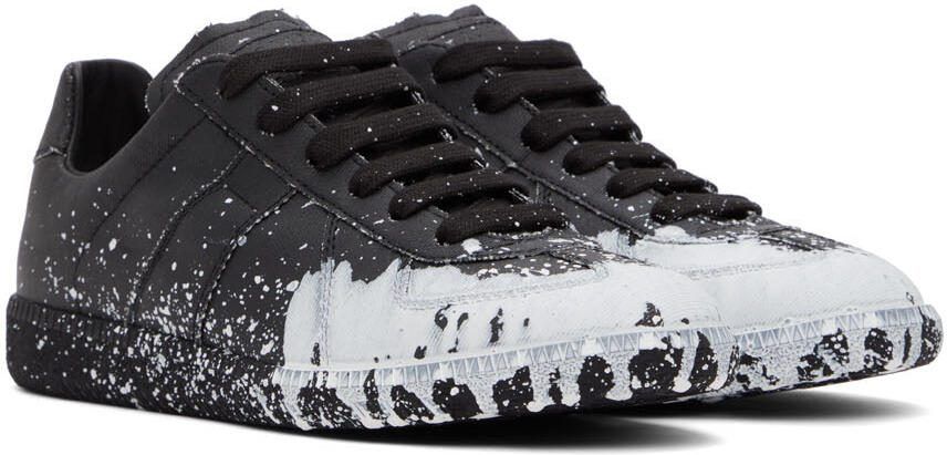 Maison Margiela Black  White Replica Sneakers - Picture 2