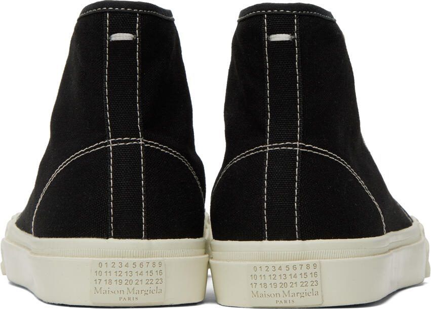 Maison Margiela Black  White Tabi Sneakers