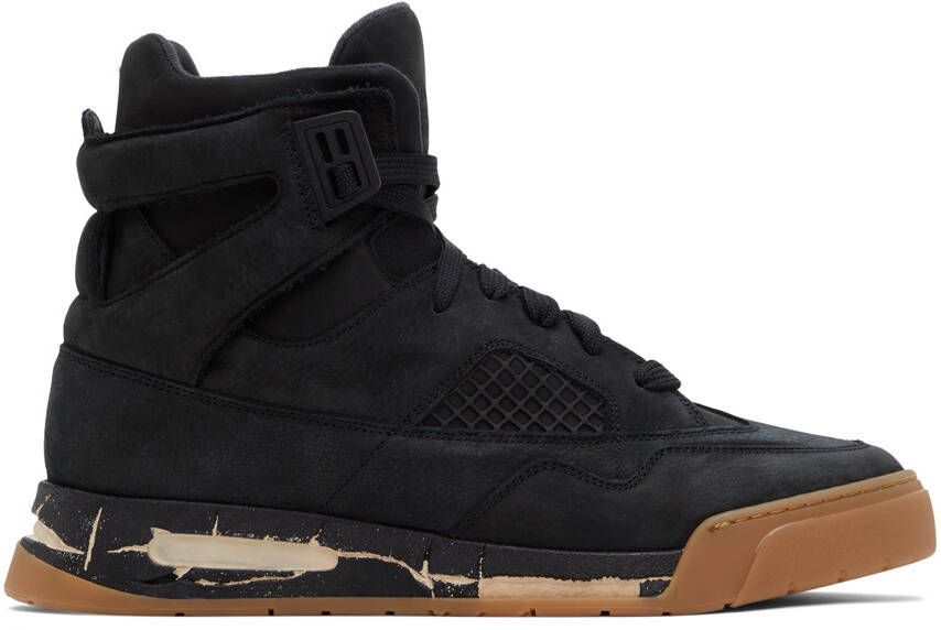 Maison Margiela Black DDstk Sneakers - Picture 5