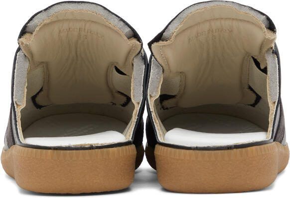 Maison Margiela Black Replica Cut-Out Sneakers - Picture 4