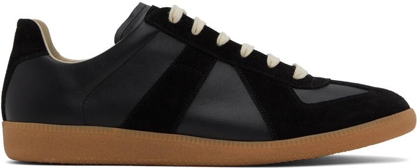 Maison Margiela Black Replica Sneakers - Picture 5
