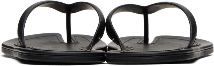 Maison Margiela Black Tabi Flip Flops - Picture 2