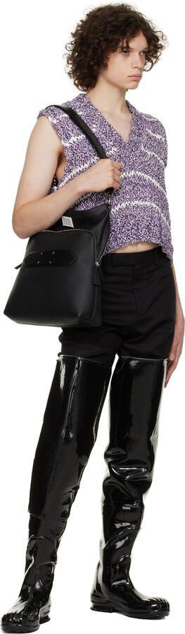 Maison Margiela Black Wader Boots - Picture 4