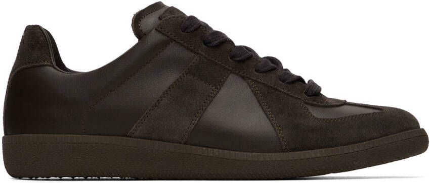 Maison Margiela Brown Replica Sneakers - Picture 4