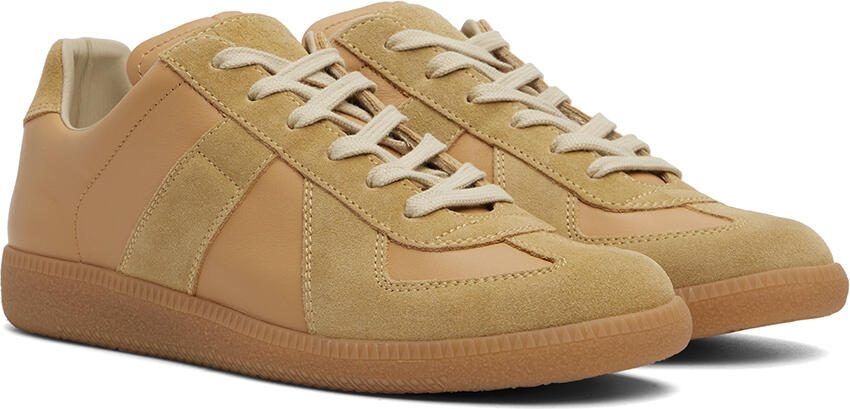 Maison Margiela Brown Replica Sneakers - Picture 2