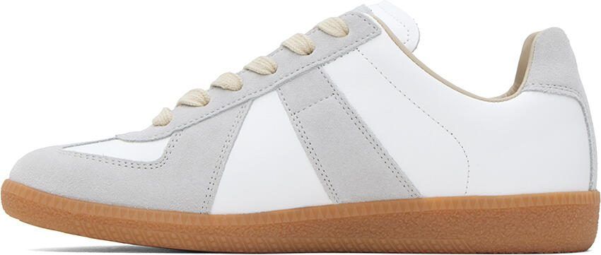 Maison Margiela Off-White  Gray Replica Sneakers - Picture 3