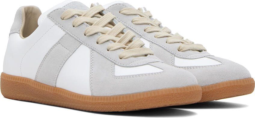 Maison Margiela Off-White  Gray Replica Sneakers - Picture 2